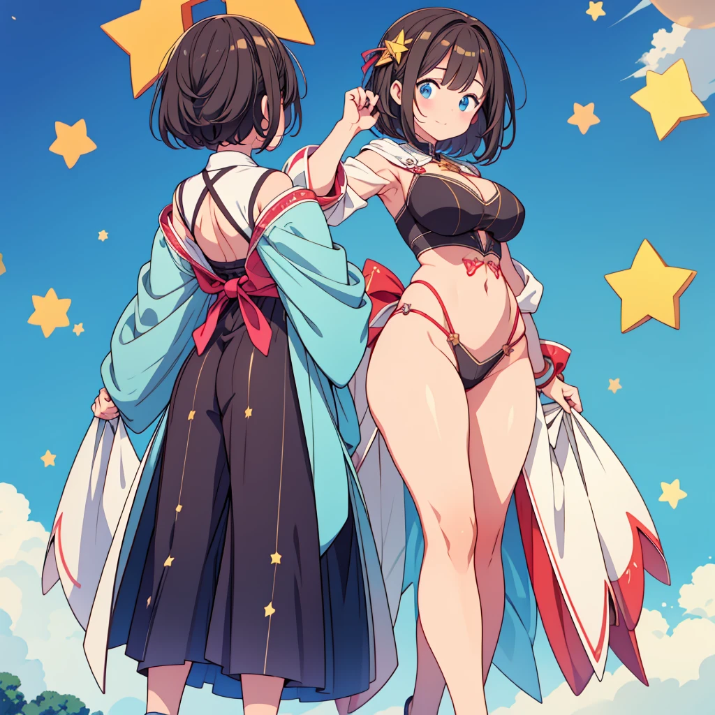 A big, thick star、Large enough for a person to ride、