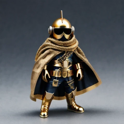 Brilliant Gold Diamond Maya Star((Rosewood))Copper weapons, Burlap Cloak Mummy Hood Platinum Silk Cyberpunk Light Crossbow Space Station 1:60 miniature models, illustration, Side view, (Side view), Wear gold-rimmed reflective sunglasses, Carrying future weapons, very happy, Side view, whole body, 3d, (Black and white checkered glasses) octane rendering, perfect appearance, Collagen protein(((denim)))