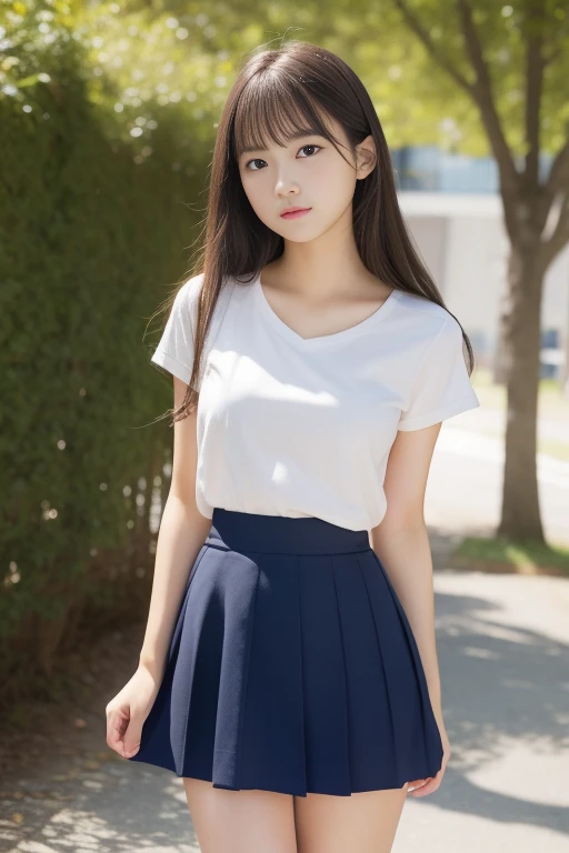 The skirt is flipped up、Too much exposed skin、I can see your breasts、I can see the nipples、Completely naked、transformation、Erotic、(masterpiece、High level image quality、high quality,8K),(japanese woman、18-year-old、high school girl)、(accurate anatomy,beautiful limbs)、, Put your hands in front of your feet, place both feet in the circle of the hands, pretty embarrassing, white panties:1.5, beautiful feet, Tight Skirt,Are standing ,school zone ,early summer , , , paved, Raw photo, , 最high quality, ultra high resolution, beautiful face details, real human skin, gentle expression, Front view, angle from below, long hair, realistic, realistic, cute, short, average, cutehigh school girl, surreal high school girl, Full body Esbian,