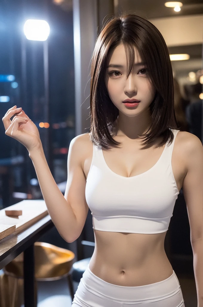 squatting ,looking back , embarrassed ,nsfw,((Best Quality, 8k, Masterpiece:1.3)),(Layer Cut, Big:1.2),Beautiful young girl with Perfect Figure: 1.4、Crisp Focus: 1.2, Slender Abs:1.2、Highly Detailed Face and Skin Texture, Detailed Eyes ,Double Eyelids , short hair ,cat ears ,choker ,gym shorts, gym storeroom