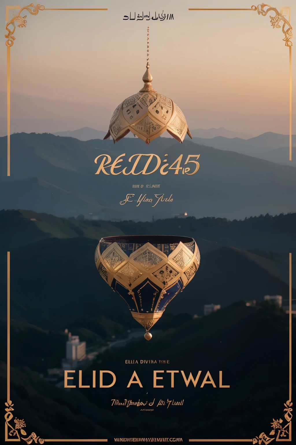 Congratulations on Eid al-Fitr 1 Syawal 1445 H. with illustrations of the Eid atmosphere.
with the text Congratulations on Eid al-Fitr 1 Shawwal 1445 H.
