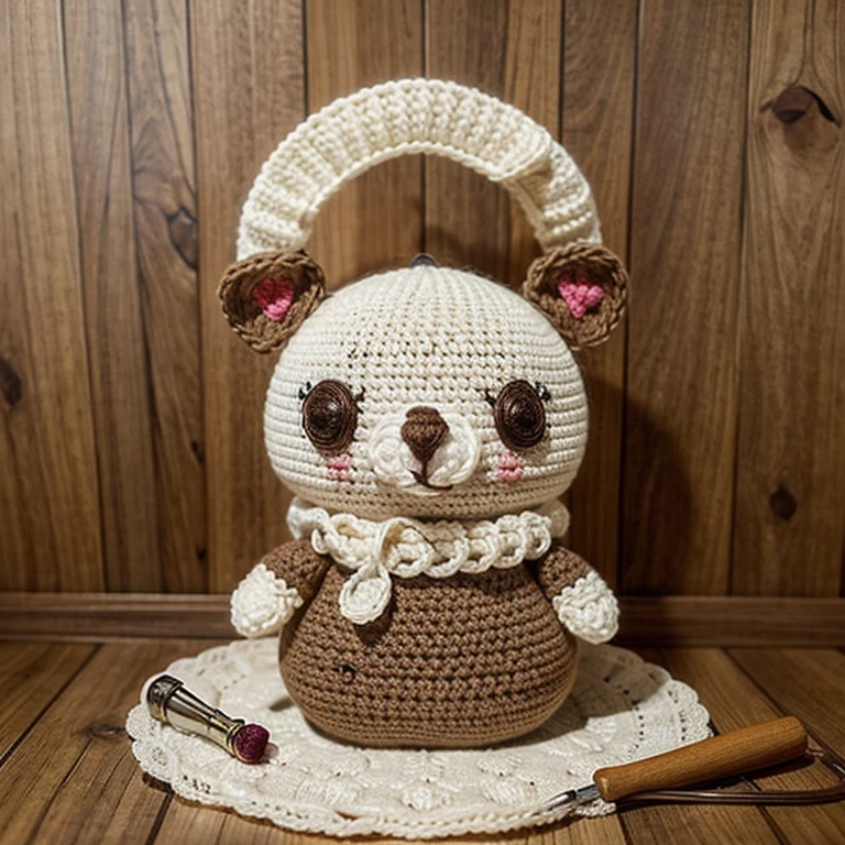 Crea una portada de Facebook con el estilo de cava , la empresa se trata sobre el crochet y los amigurumis