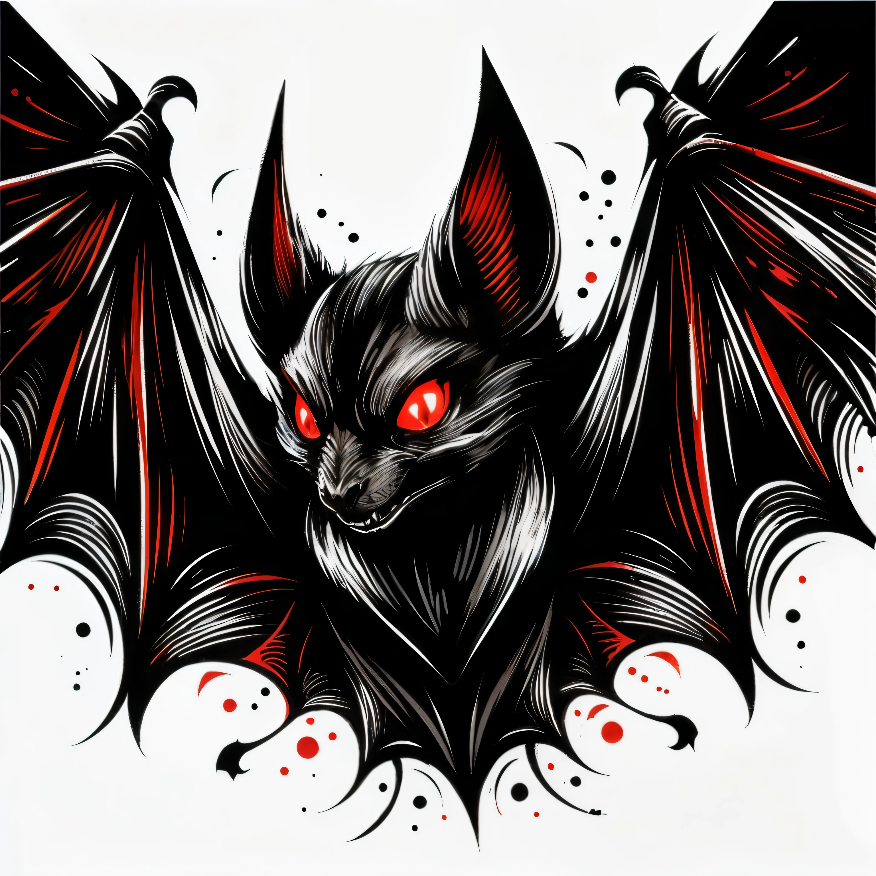 High detail, bat