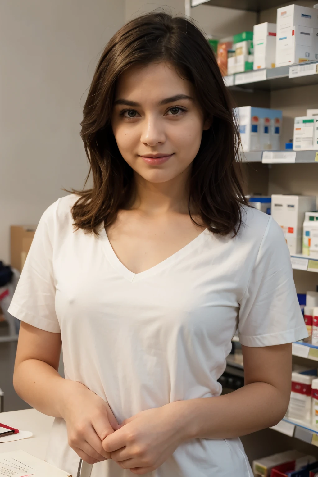 Pharmacy attendant drawing