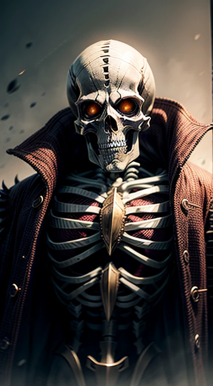 Witness the terrifying sight of the Skeleton Knight,A non-humanoid monster,