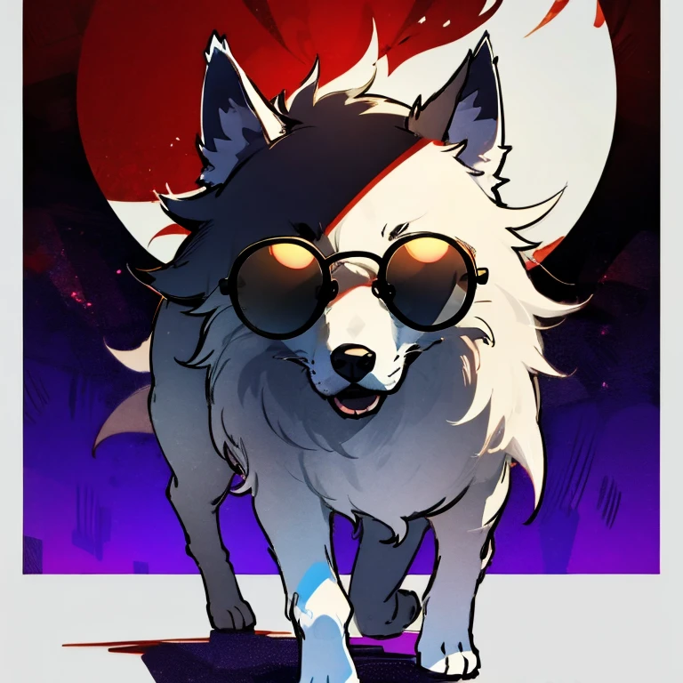 Wolf in sunglasses