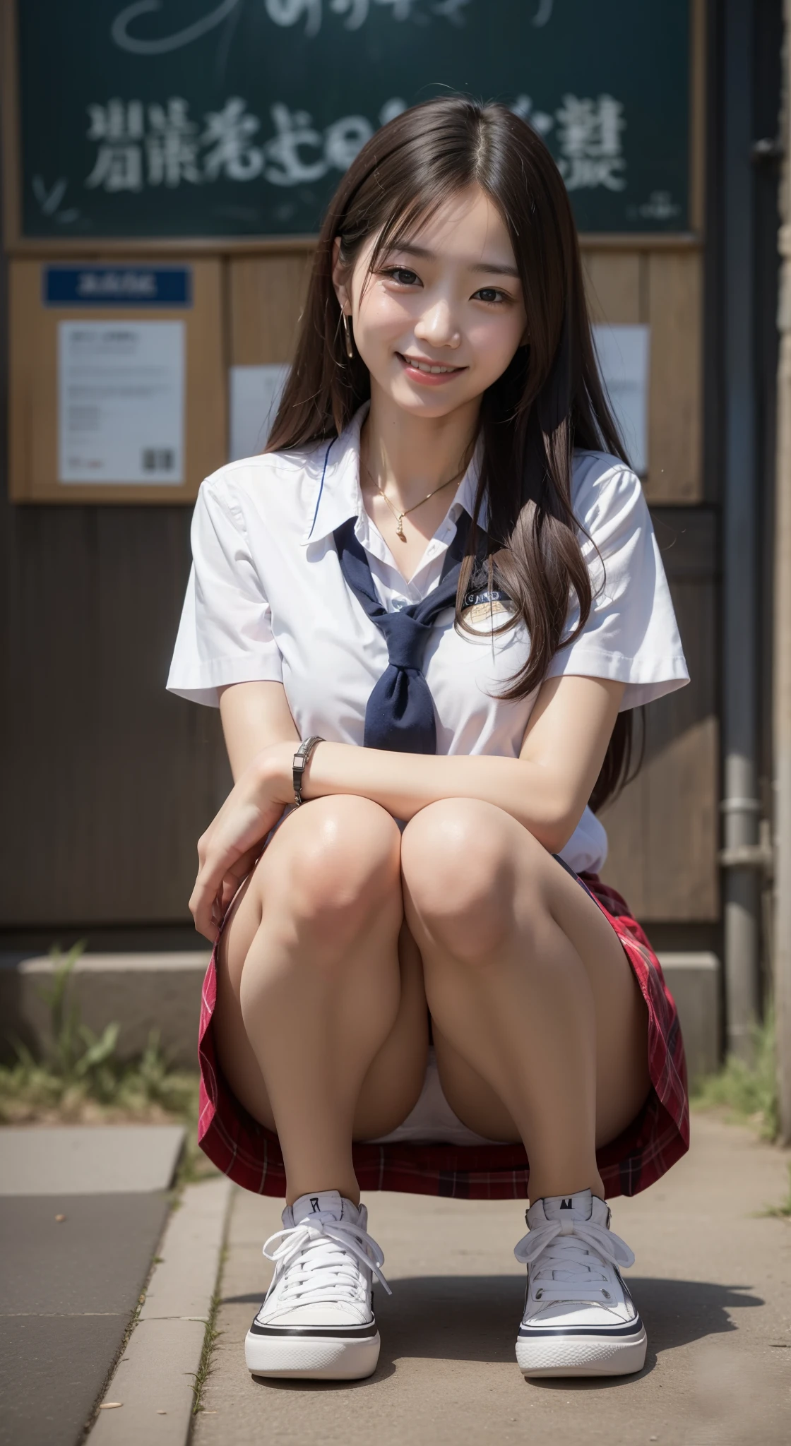 smile、I can see white panties