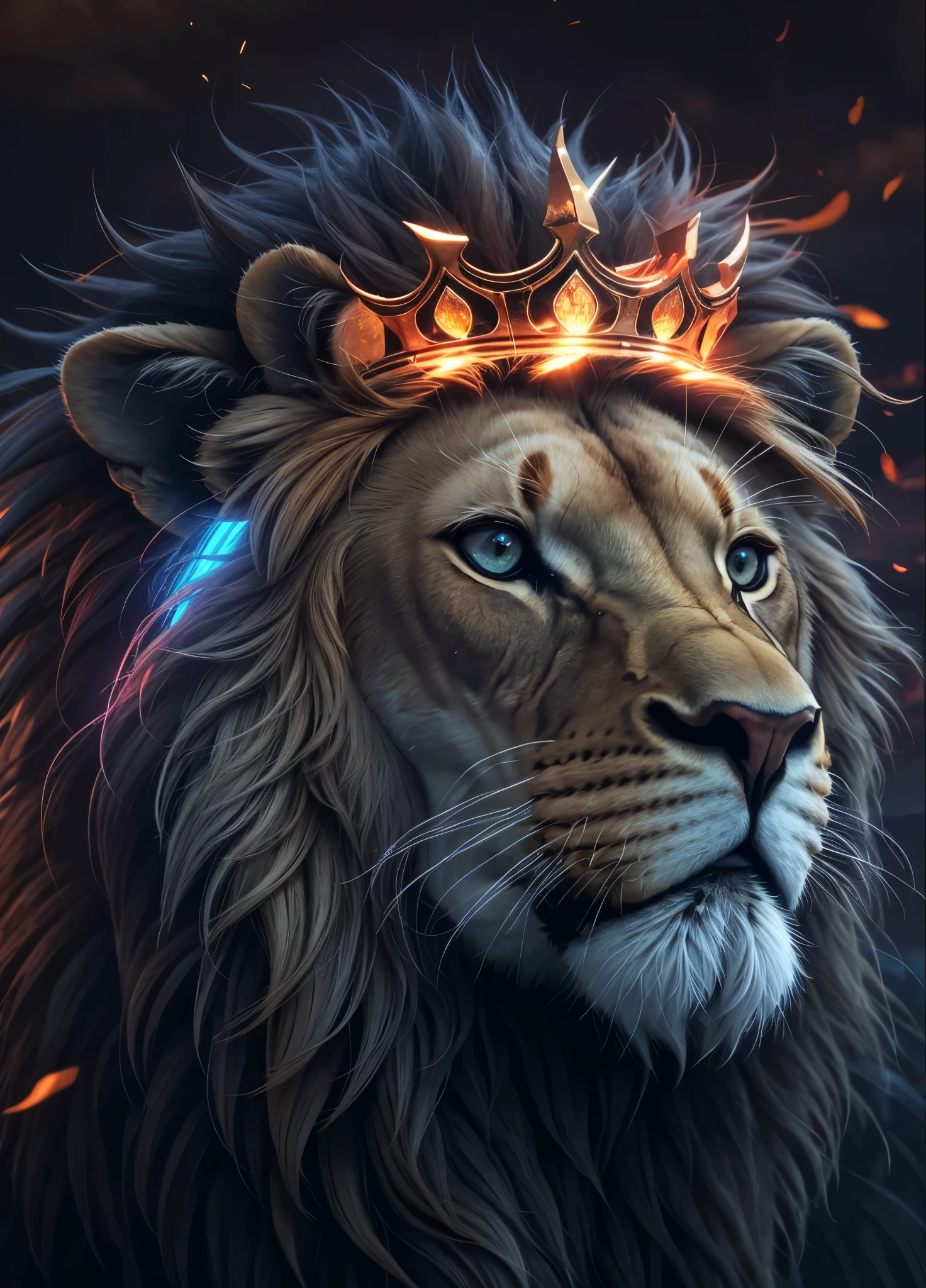 Lion, Divine Lion, naturais, Natureza, Natureza, Linda, Rendering, fotorrealista, UltraHigh definition, 4K, texturasdetalhadas, thunder, sombras detalhadas, cores detalhadas, por do sol, sol se pondo, Sunset, Natureza Linda, Grande Divino, por do sol, contraste detalhado, Contraste realista, high resolution, cores detalhadas, fogo, eletricidade, divina criatura, 8k, realista detalhado, 16k, 8k, High definition, contraste detalhado, Contraste realista, high resolution, cores detalhadas, fogo, eletricidade, divina criatura, 8k, realista detalhado, elegante, 