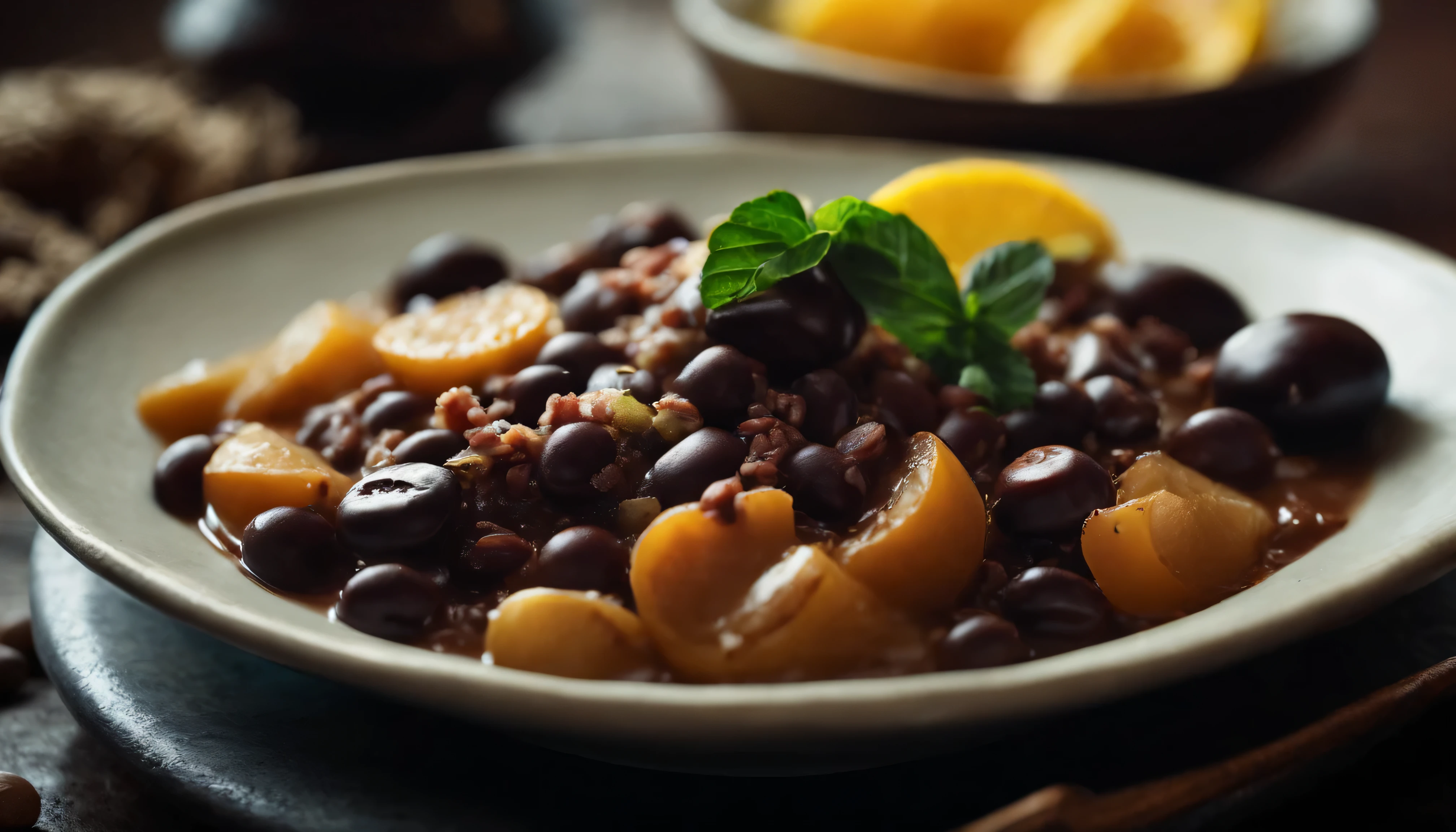 feijoada, brazilian food, best image, sharp focus, highly detailed, brandless, no one, no brand, no words,