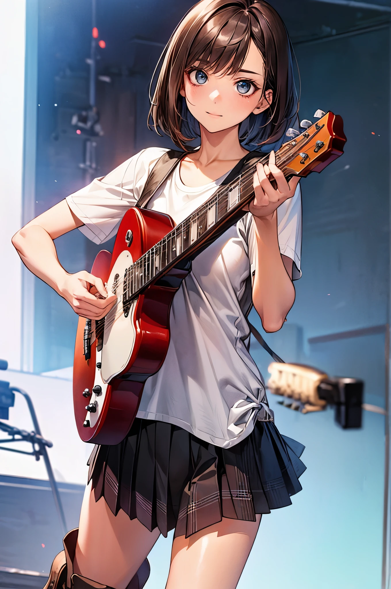 (((Get rid of unwanted guitars、draw the background))),