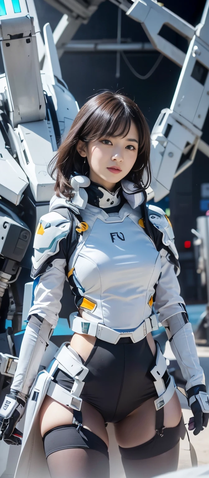 arafed woman beautiful asian girl, IG model | art germ, asian girl, black-haired girl wearing a hoodie, japanese girl(highest quality, 8K, 32k, masterpiece, UHD:1.3), (Attractive Japanese woman photo),  (long wavy hair), abs, perfect body, super detailed face, lip details, fine eyes, double eyelid, , amazing beauty, Girl wearing mechanical cyber armor, blowjob white mecha, female mecha, mechanized valkyrie girl, beautiful white girl cyborg, armor girl, Wearing sci-fi military armor, science fiction woman, wearing white futuristic armor, gorgeous female paladin, mechanized soldier girl