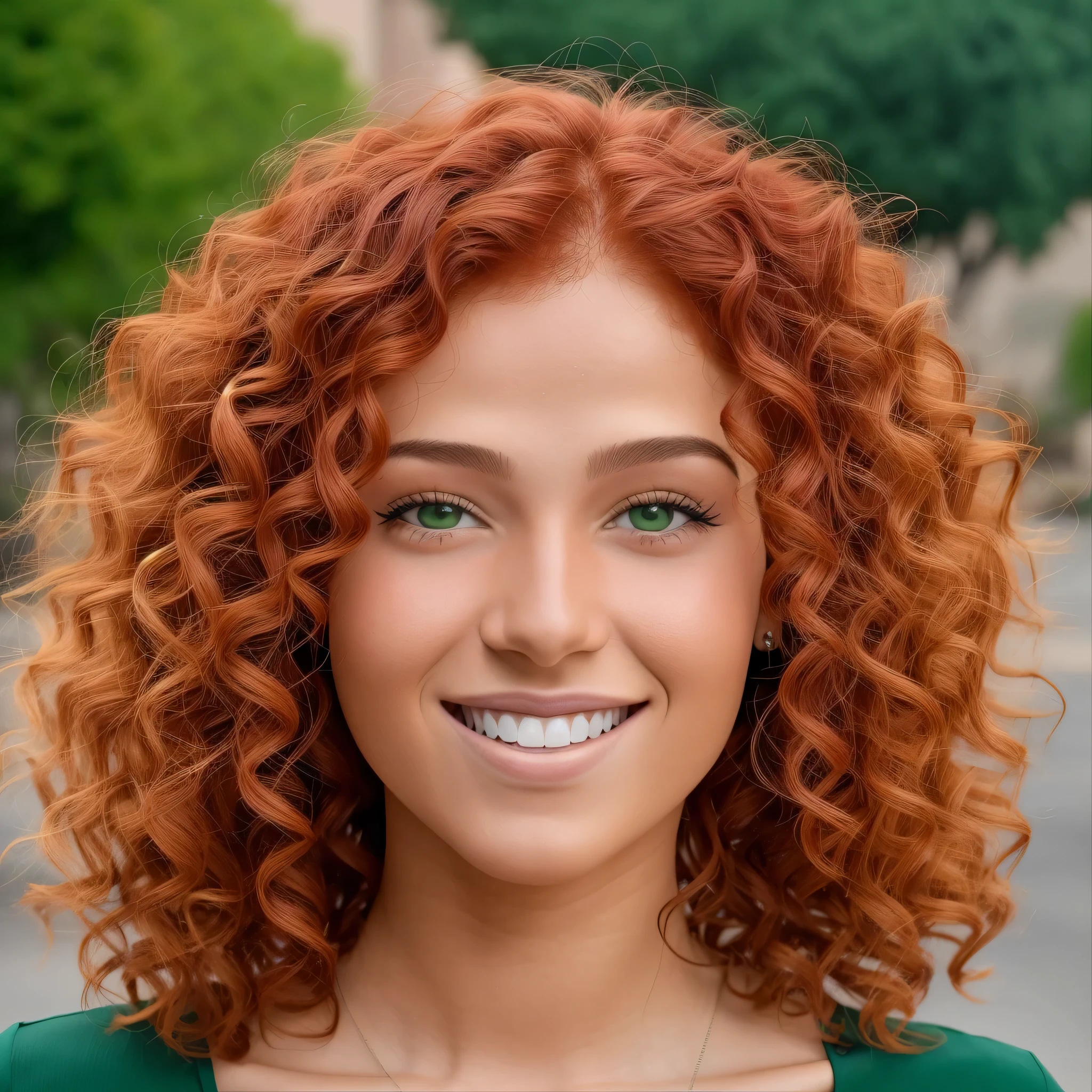 there is a mujer con pelo rojo and a green shirt smiling, cabello rizado color cobre, Pelo rizado pelirrojo, with Pelo rizado pelirrojo, pelo rojo rizado, mujer joven pelirroja, pelo rizado, una joven pelirroja, con una permanente rizada, mujer pelirroja, corte de pelo rizado en la parte media, pelo rojo y rasgos atractivos, mujer con pelo rojo, chica pelirroja, cabello rubio y rizado