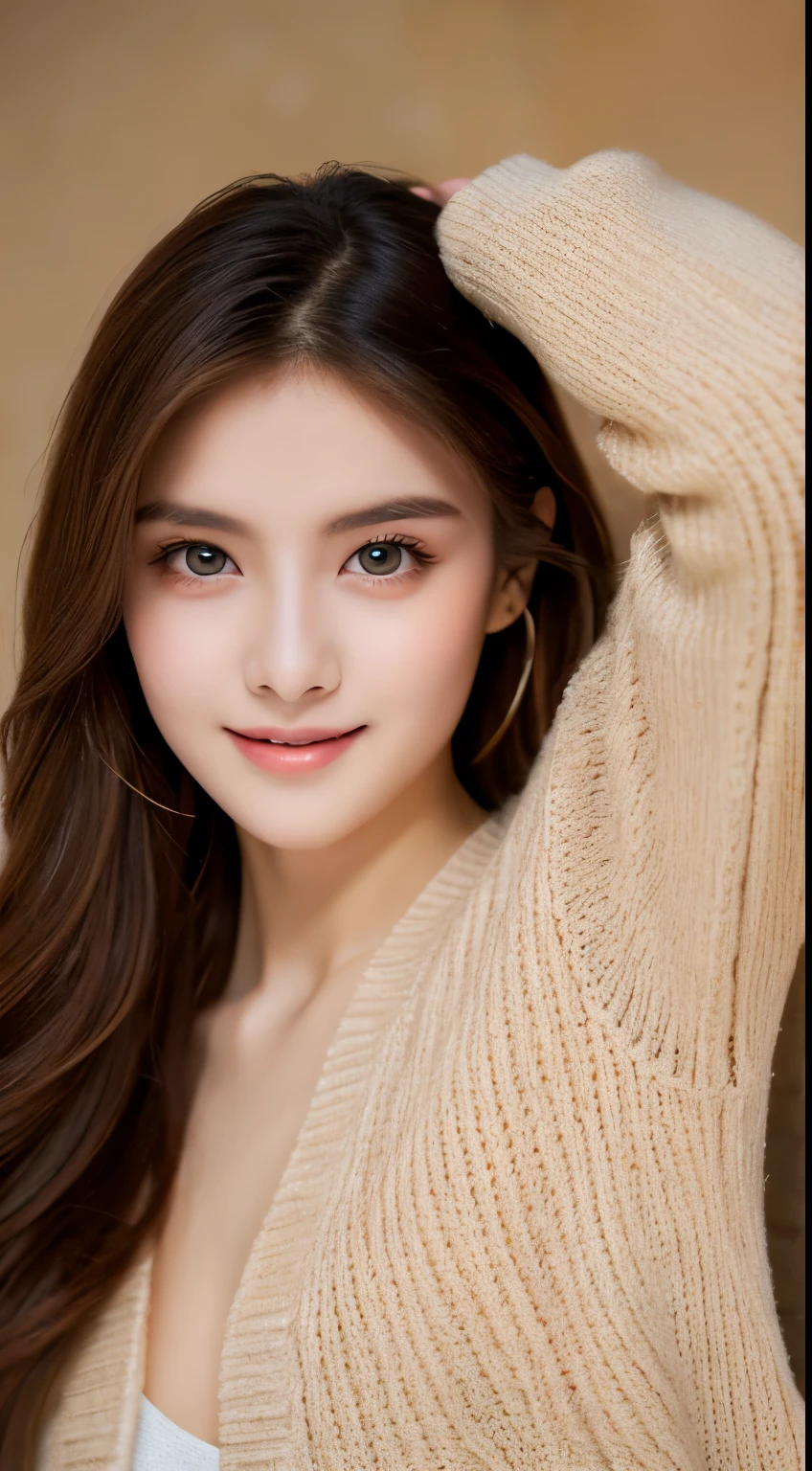 table top, highest quality, shape, Super detailed, finely, High resolution, 8k wallpaper, 完璧なダイナミックな構shape, beautiful and detailed eyes, straight hair, small breasts, natural color lip, random sexy pose,smile,20 year old girl、midnight、Beautiful and dense face、perfect and beautiful face,Big eyes、Raw photo、Expressing feminine poses with your whole body、beautiful and detailed eyes、small face、beautiful duplex、slim face and style,luxury brand mink coat(internal:winter dress)、beautiful golden ratio face,twin ponytail hair,bright look,Photographed focusing on beautiful legs