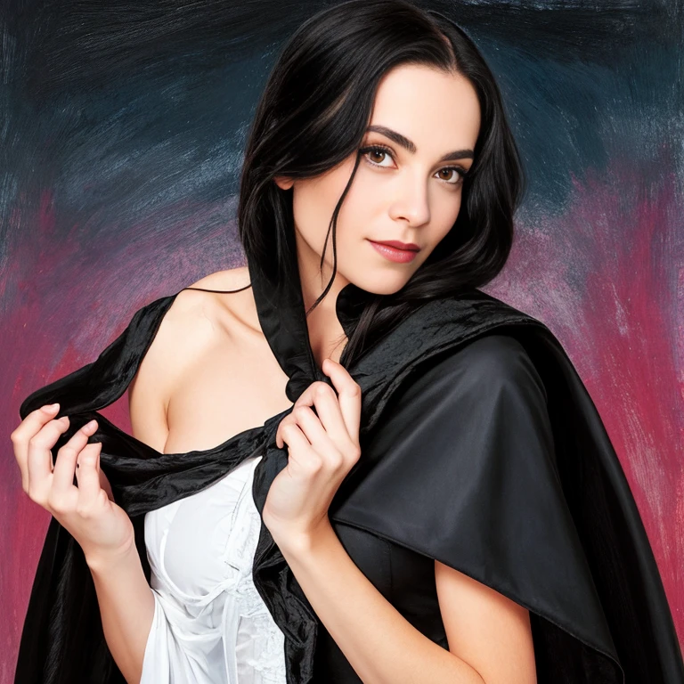  Jew, with black cape. focus on the face.