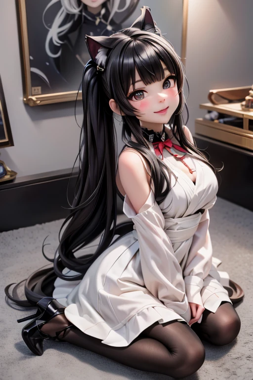 a close up of a person in a dress and shoes, a statue by Kishi Ganku, trending on cg society, fine art, ( highly detailed figure ), pvc figurine, good smile company fantasy, azur lane style, anime figurine, detailed image, high resolution details, anime figure, from the azur lane videogame, characters from azur lane