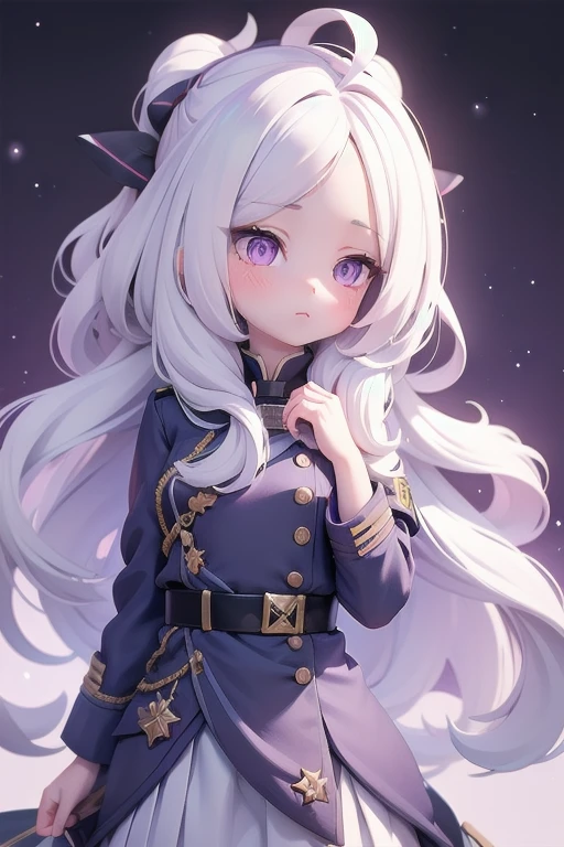 1Girl, hina sorasaki, white hair, purple eyes, forehead,l, narrow waist, pov, student uniform, cute Asian, pale skin