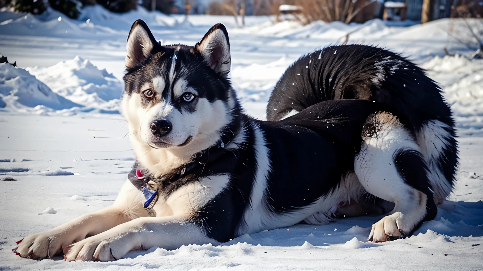 sweet dog, husky