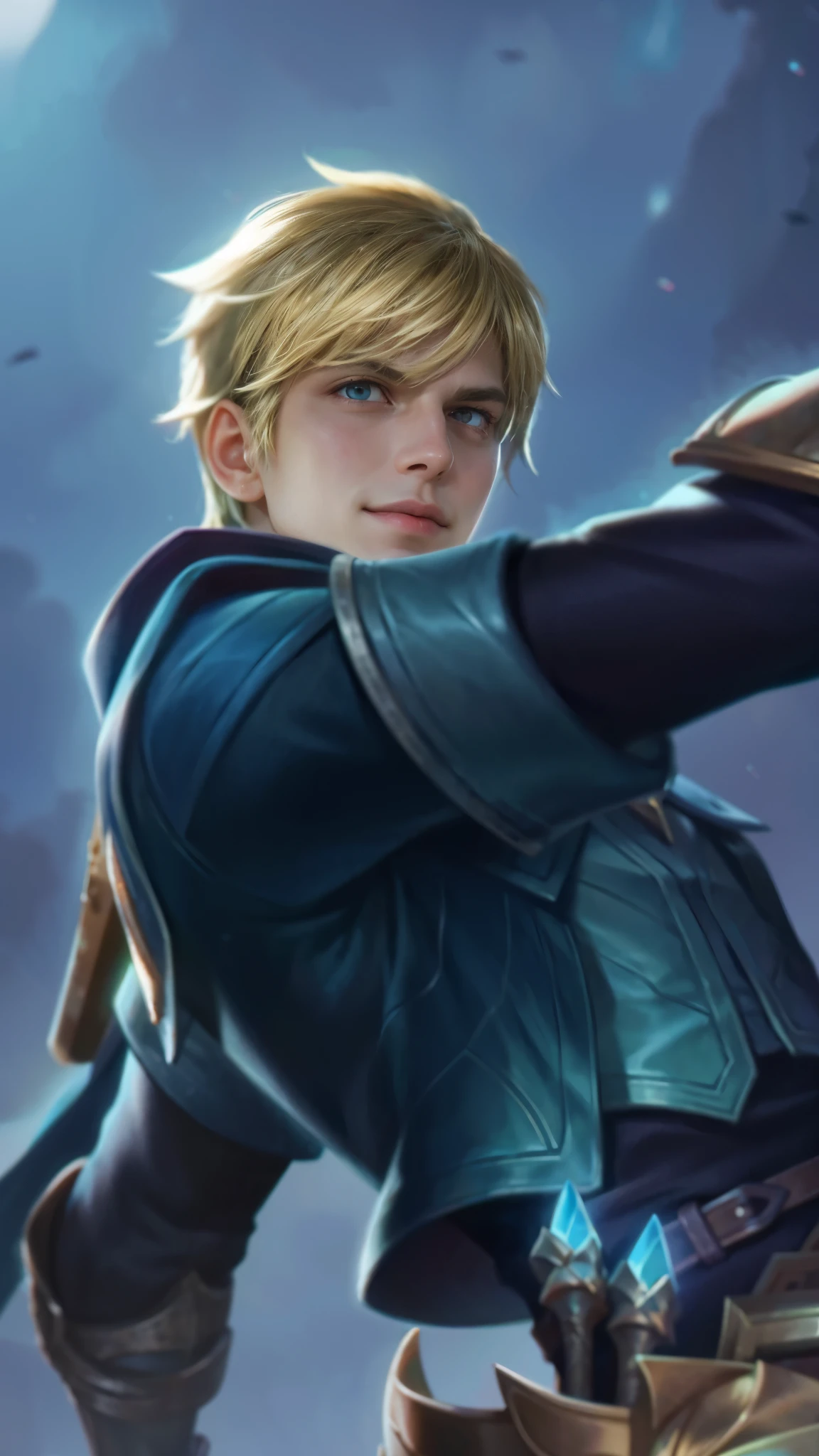 Best quality, masterpiece, detailed skin texture, detailed clothes texture, detailed face, super detail, 8k, intricate detail, 1 boy, The color doesn't change, Muscle guy, 1 guy, evil smile, glare, scary