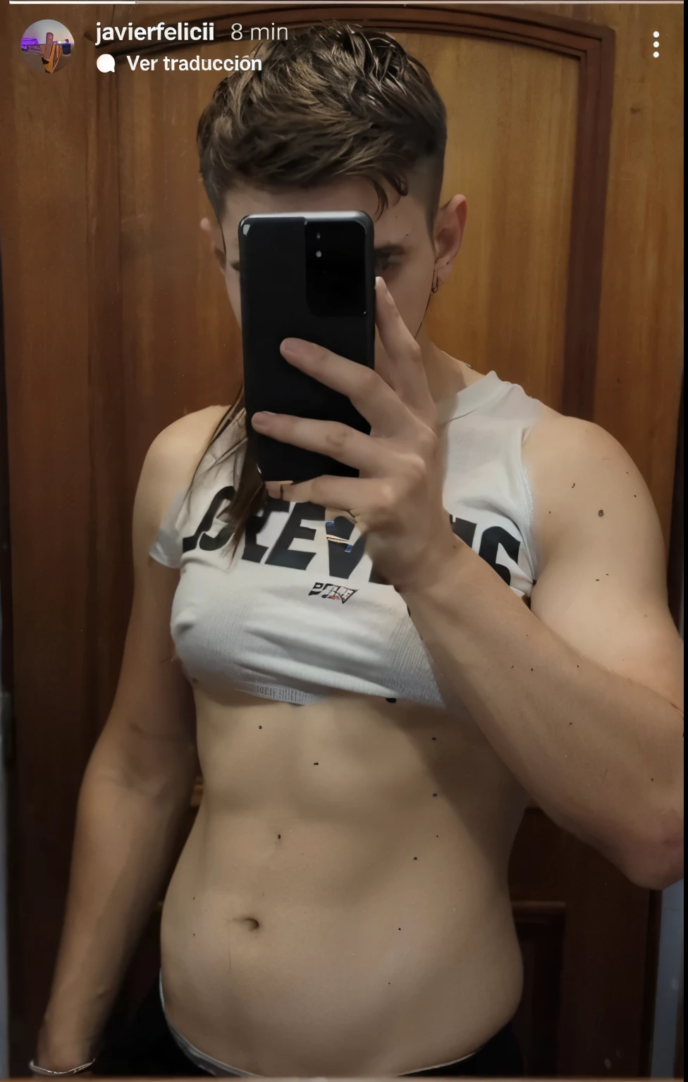 Remera cortita