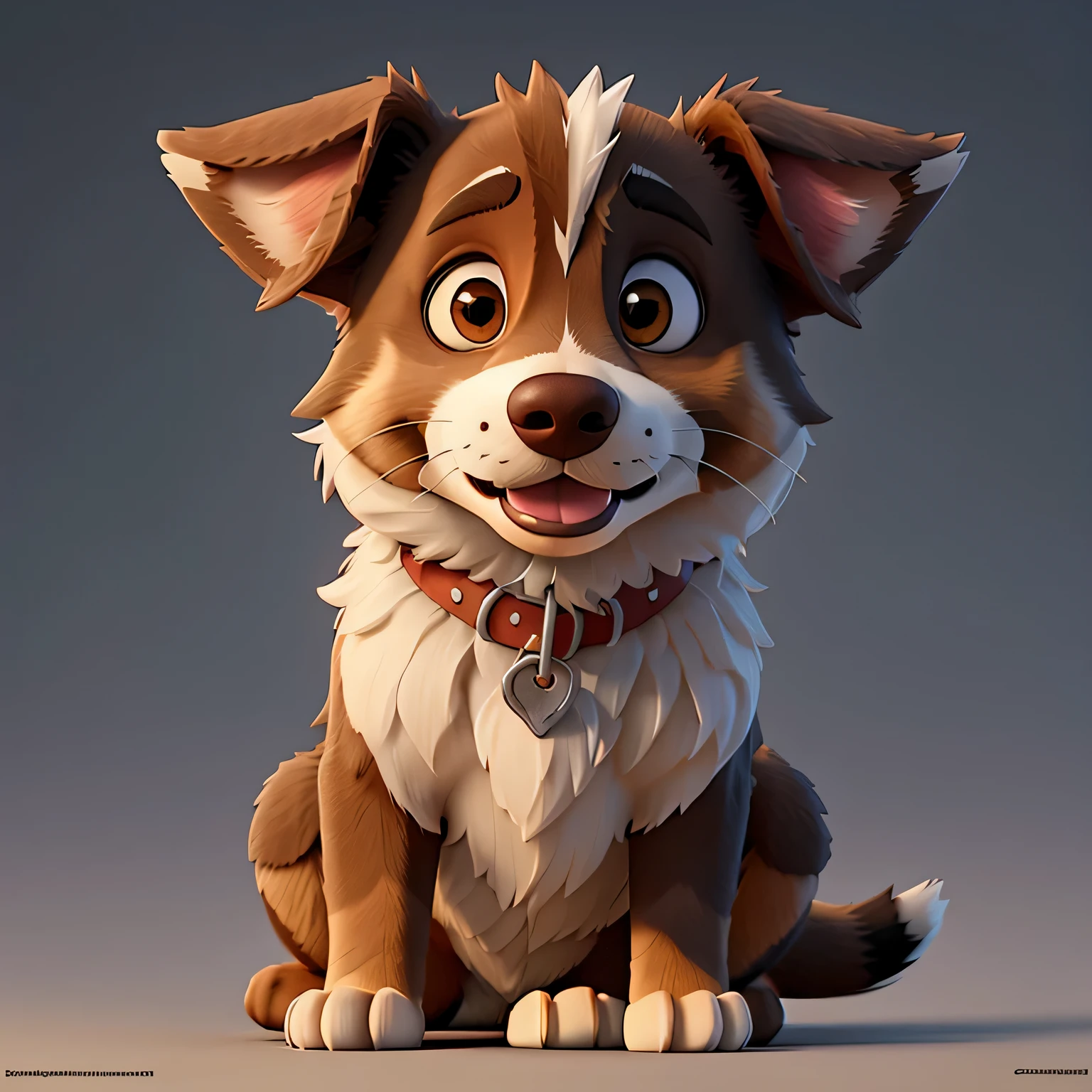 Australian Shepherds are adorable! , puppy , cartoon artwork by greg rutkowski , detailed , sharp , masterpiece , very detailed , zbrush , concept art , ringflash , ambient lighting , octane render , 8 k1
