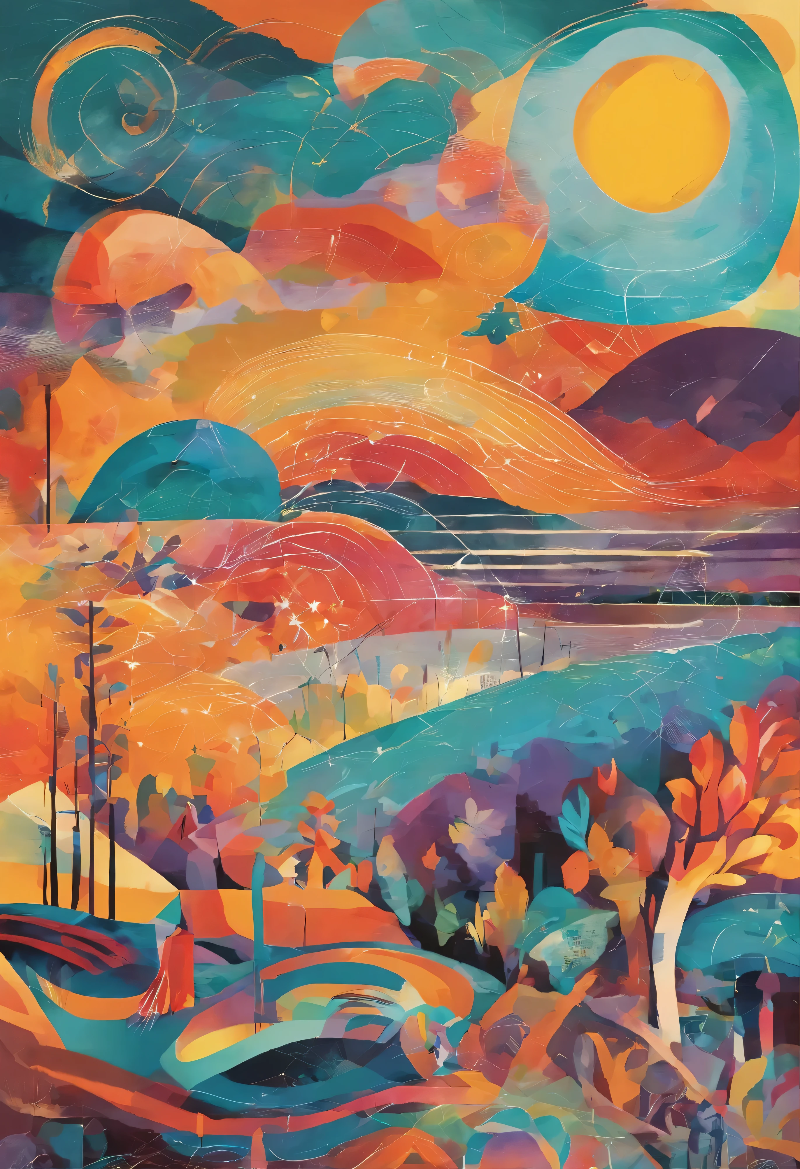 mental health awareness ilustration,abstract elements,emotional journey,powerful colors,hope swirls,personal growth and healing,pure happiness,inner peace,self-discovery,calming nature scenes,serenity landscapes,mindful meditation,guiding light,gentle breezes,tranquil water,whispering trees,positive energy,uplifting symbols,lifting fog of sadness,breaking free from anxiety,letting go of stress,emotional resilience,transformative journey,escaping darkness,rays of sunshine,emotive brushstrokes,expressive lines,soft textures,layered emotions,serene atmosphere,healing vibrations,inner strength,rejuvenating experiences,nourishing the soul,mind and body harmony,melting away worries,dreamlike states,colorful imagination,artistic expression,vibrant emotions,radiant positivity.