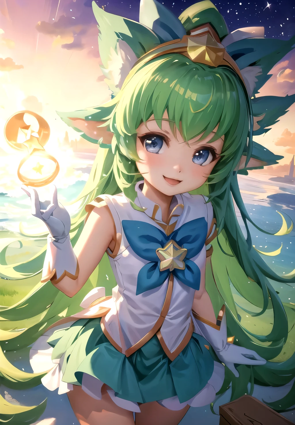star_guardian_Lulu, solo, smile,, (magical, magnificent, masterpiece:1.3), (trending on CGSociety, trending on pixiv, contest winner:1.3)