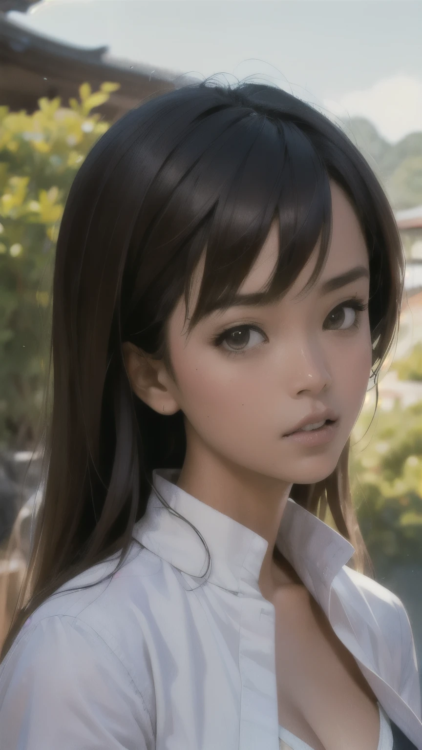 kurisu makise steins gate anime, atmospheric, elegant portrait, super highly detailed, professional digital painting, artstation, concept art, 8k, art by wlop, artgerm and alphonse mucha and eiichiro oda shinkai makoto vibrant Studio ghibli kyoto animation hideaki anno Sakimichan Stanley Artgerm Lau Rossdraws James Jean Marc Simonetti