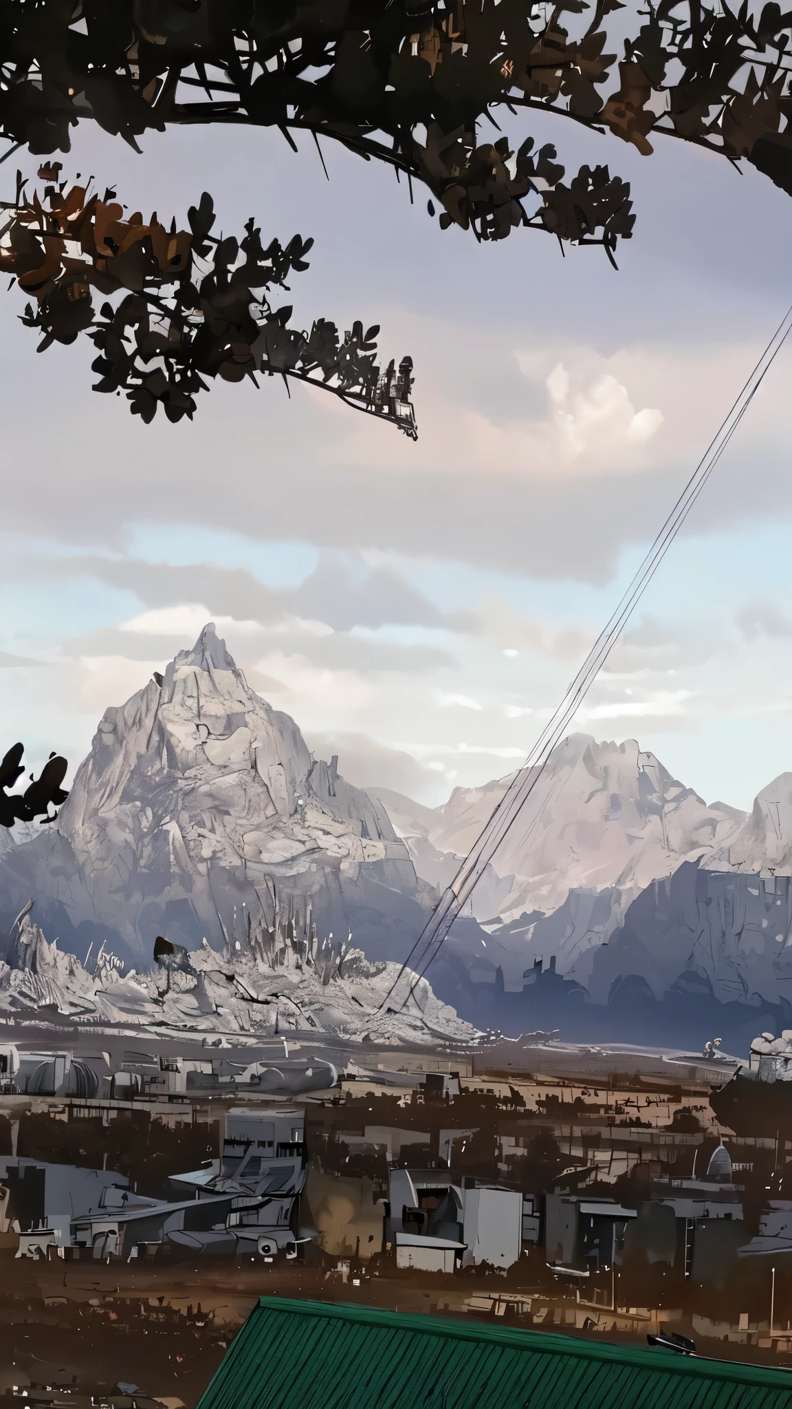 Astonishing panorama of end times. Enemy sattellites approach for invasion