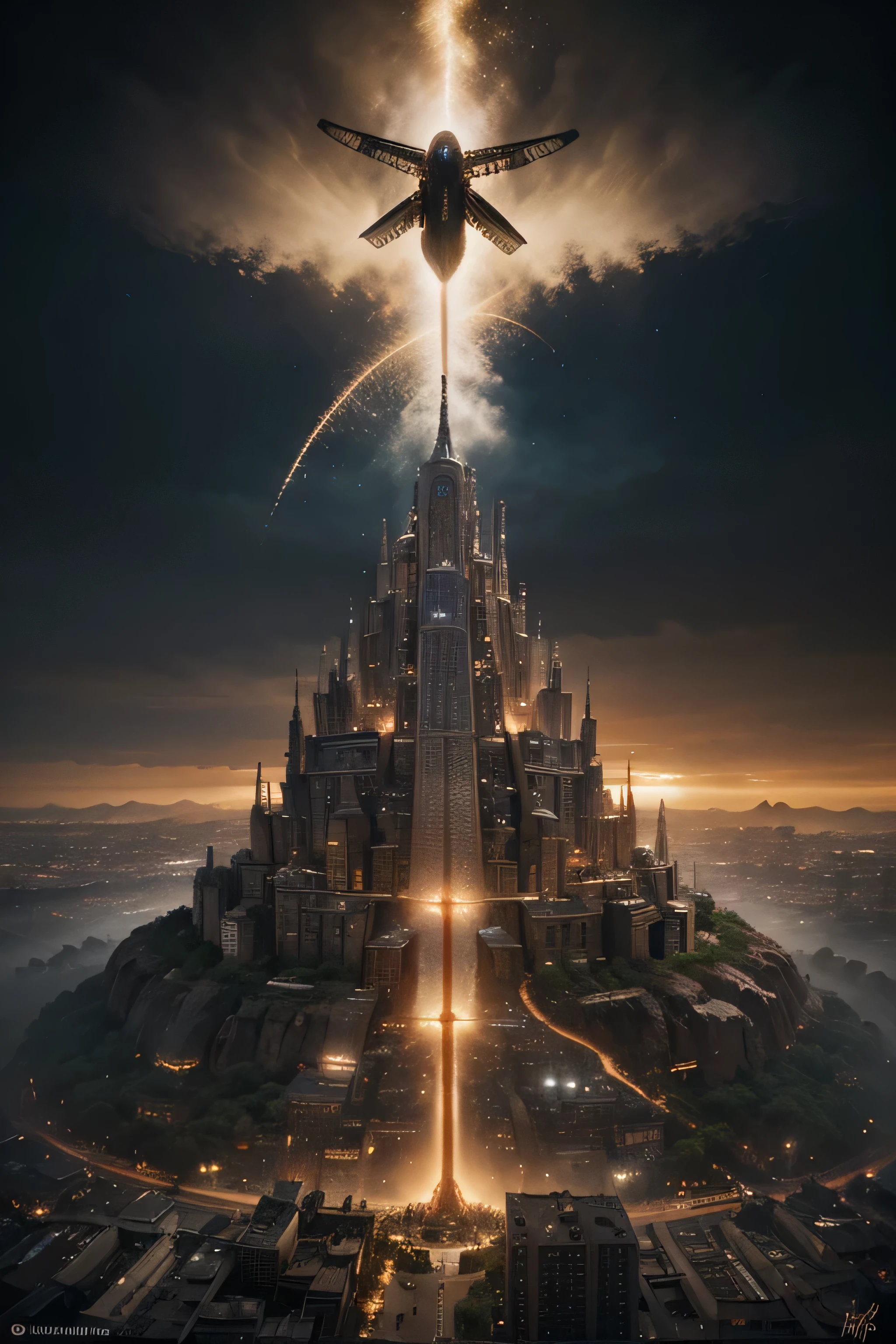"Imagine a captivating artwork illustrating an advanced civilization from the past with a touch of fantasy. Envision a scene where ancient societies harness extraordinary technologies and mystical elements, blending historical accuracy with imaginative wonders. Picture elaborate cities, flying machines, and magical artifacts, evoking a sense of awe and mystery from a time long ago."