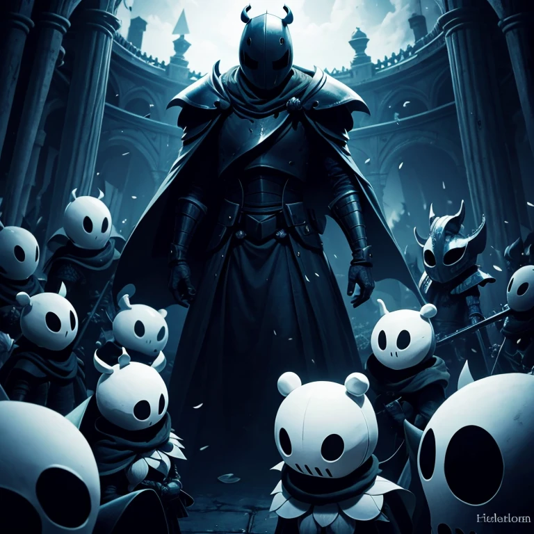 The knight, hollow knight