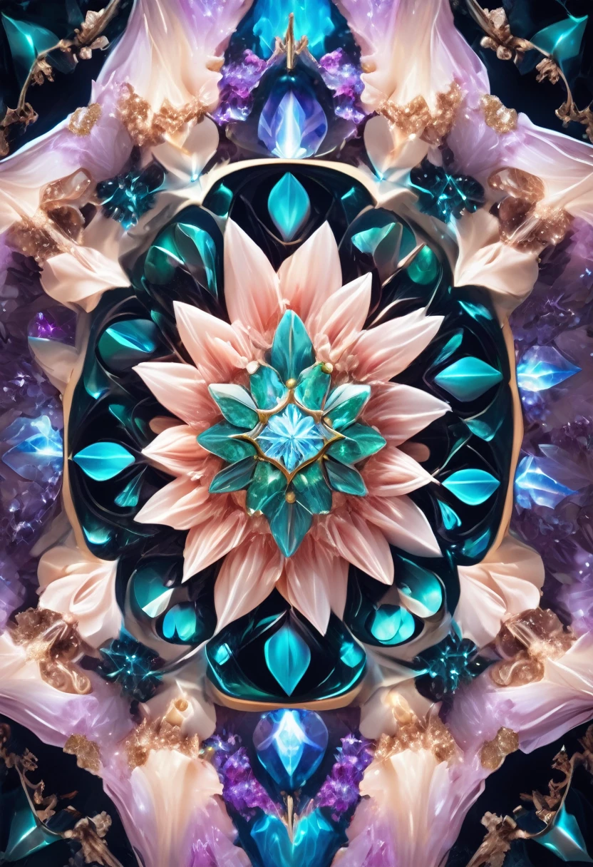 giant geometric shape, mandala sacral geometry made of LILACS flowers petals, hypnotizing, stars, golden ratioin the middle of picture, flying above the on the landscape made of fractal crystals Swarovski, glowing tesselations, centered, sharp focus, perfect composition, dynamic, shining glowing ,blue,white,coral pink, pink, tiffany blue, stars swirling, windy, sparkles swirling, green,pastel, cloudy, fantastic adventure,high quality 16k resolution, gothic (luminism photography:1.7)  aurora light, with a long long  glowing roses,  feathers and tiny bells, t  quartz, shining, mosaic, glitter, made on Nikon, sharp focus, perfect quality, high resolution, long shot, 16k resolution, masterpiece, breathtaking, strict details, meticulously detailed, complementary colors, soft colors 
EPIC  3d shading detailed matte painting intricate details, HDR, beautifully shot, hyperrealistic, sharp focus,  megapixels, perfect composition, high contrast, cinematic, atmospheric, moody . masterpiece, best quality, very aesthetic, absurdres, otclillsn