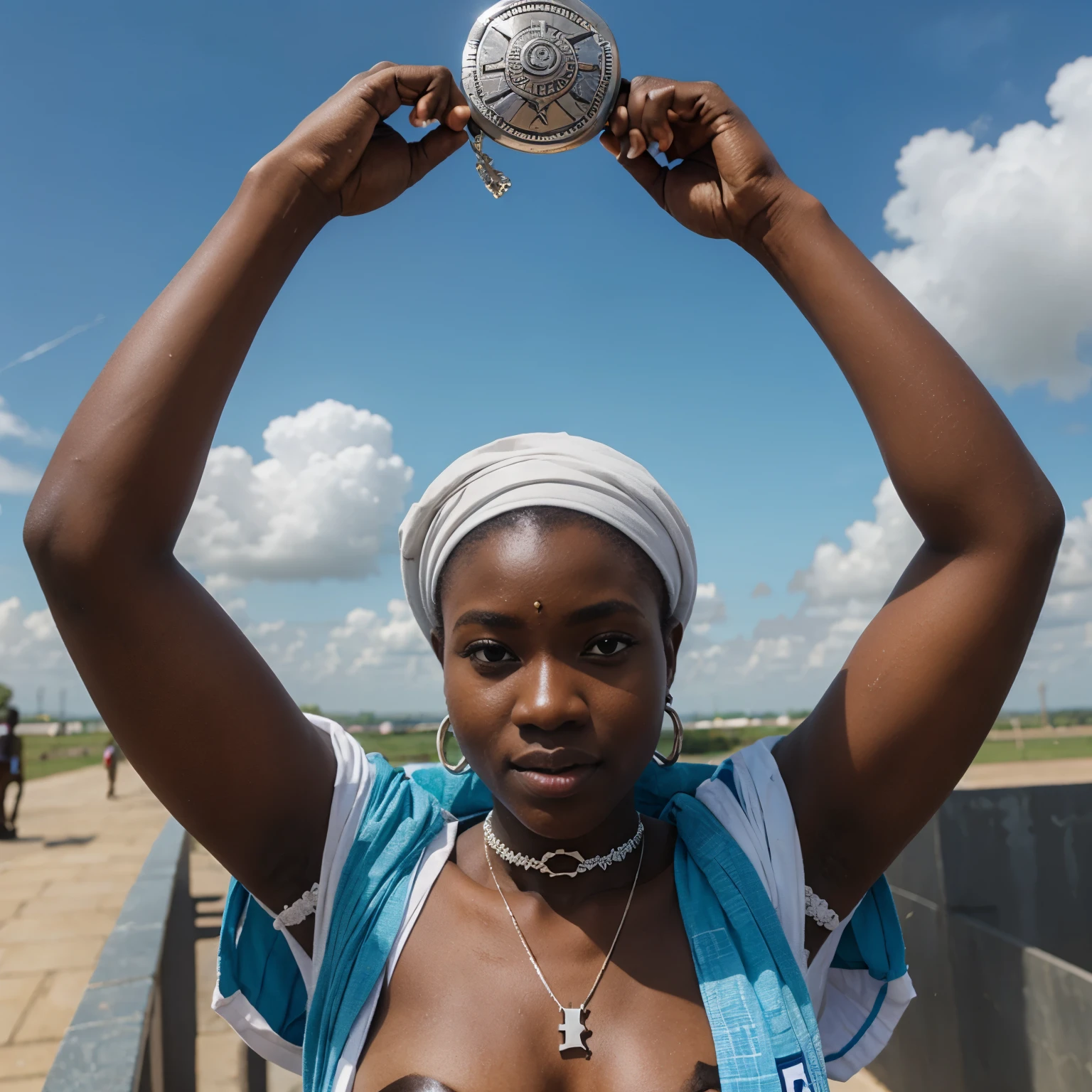 Oduduwa descending from the sky