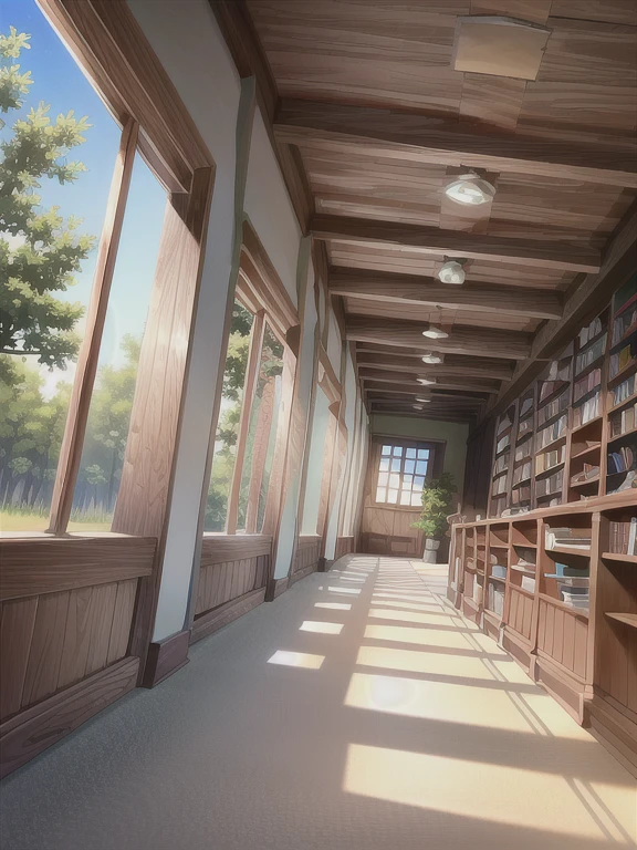 ((ultra detallado, obra maestra, absurdos))
 KH Vanitas sora, 1 boy, solo, By the chestnut, blue eyes, pelo de punta, biblioteca, sentado en alfombra, ambiente acogedor, trees can be seen from the window , warm charm