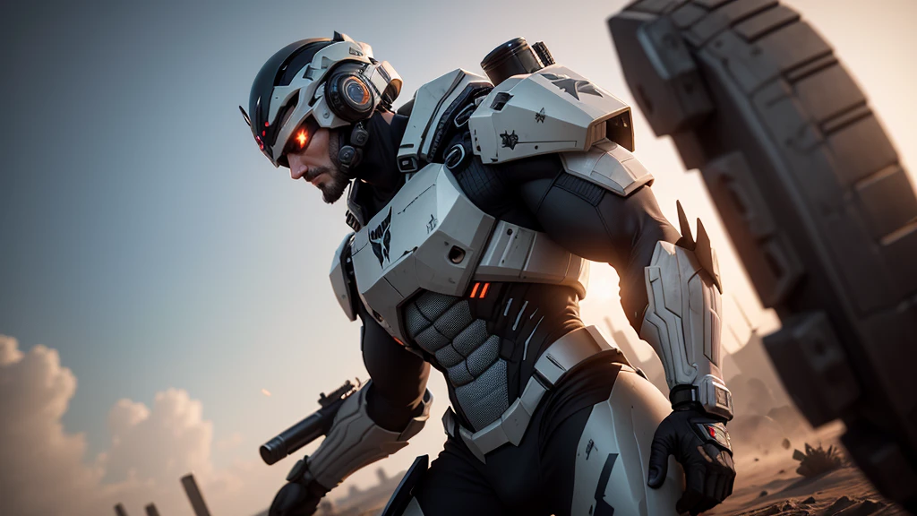 traje especial ops pantera em branco MCU, Ciberpunk, hard surface, Kitbash, greetings, sombrio temperamental, smoky, luz de aro, ultra-realistic, ultra-detalhado, ultra-detalhes intrincados, detalhes ultra-intrincados, K, High definition, multi-render, cinematic rendering, 3D rendering, jogo, rosto descoberto