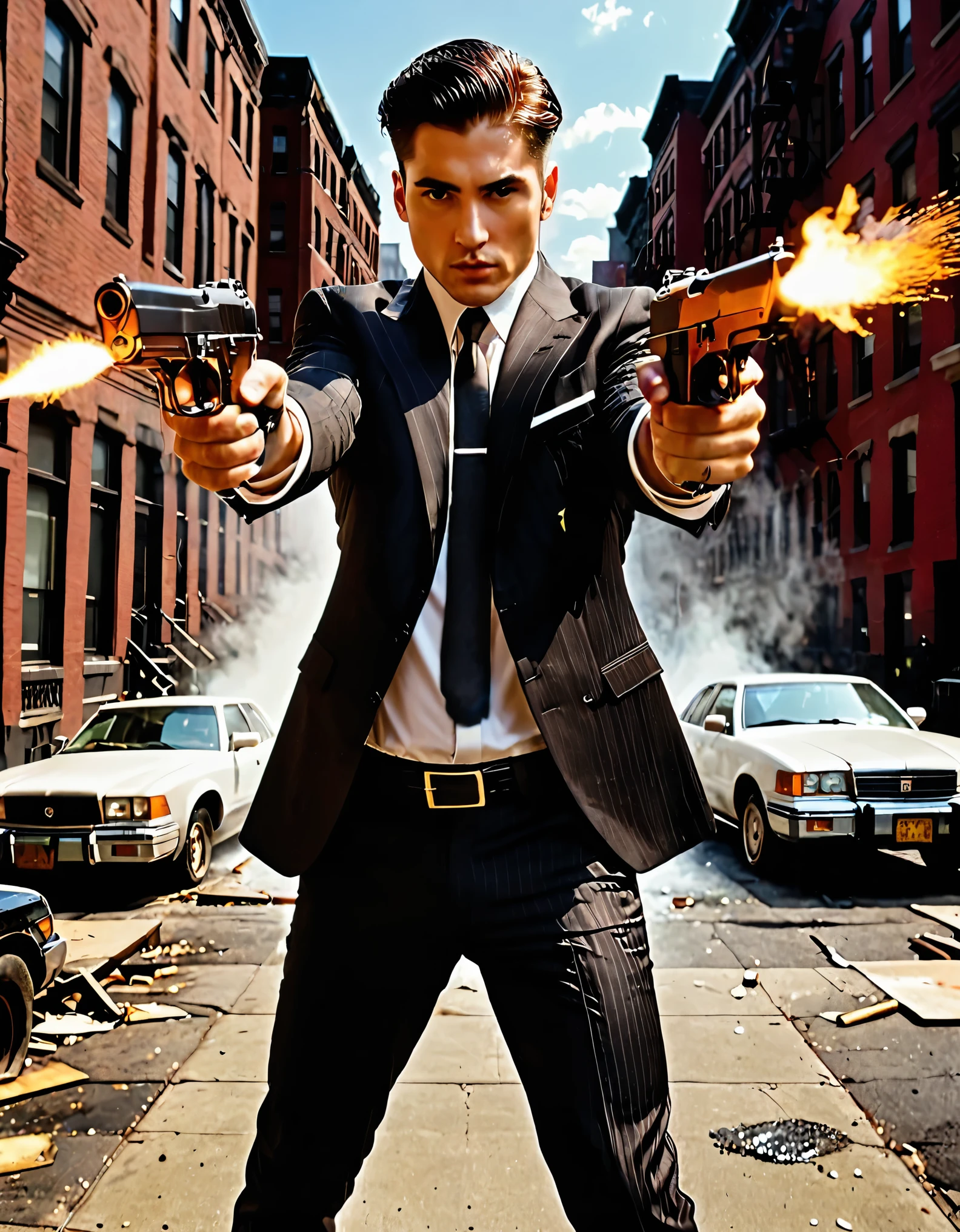 right hand, three fingers, holding weapon, holding gun