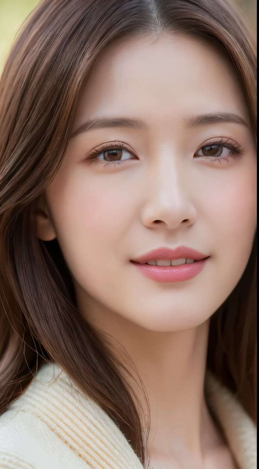 Brown-haired woman 30 years old、unclean、Lens flare、(8K、born、Professional、highest quality、masterpiece:1.2)、(realistic、Photoreal:1.37)、super detailed、(best detailed skins:1.2)、(best detail face:1.2)、movie lighting、1 female、Japanese、short cut brown hair、(the wind is strong)、warm white light、shy smile、Photographed from the front、((highest quality、8K、masterpiece:1.3))、beautiful woman with perfect figure:1.4、、((dark brown hair、Huge tits:1.2))、Highly detailed face and skin texture、detailed eye、double eyelid、Huge 、gender Wearing a plain beige hoodie cherry blossoms並木 cherry blossoms