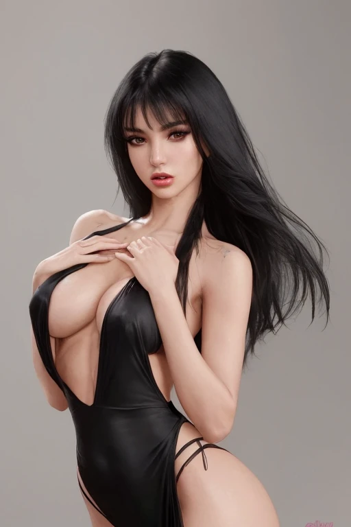 2 sexy stripper dancer girl, 23 years old,  couple focus ,  group of 2 dancer girls,   ,  ,  Upper body,  sexy Minimalist stripper dancer dress showing clevage , long hair, curtain bangs, black hair , (high color saturation:1.0),  (highly detailed skin), (highest quality:1.0), (ultra high resolution:1.0) ,(realistic:1.0), (Super detailed:1.0), (8K, RAW, lovers, lesbian, damp, boobsy , boobgasm , brazillian hispanic super sexy model, onlyfans model