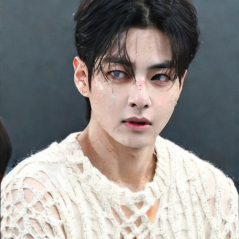 (masterpiece, best quality:1.2), Kim Taehyung from BTS, V from BTS, Idol Kpop men, ethereal, magnificent, majestic, unreal beauty, soft light, Aesthetics, Cinematic lighting, (detailed eyes), (best composition), (high-resolution), 1men, 1 person