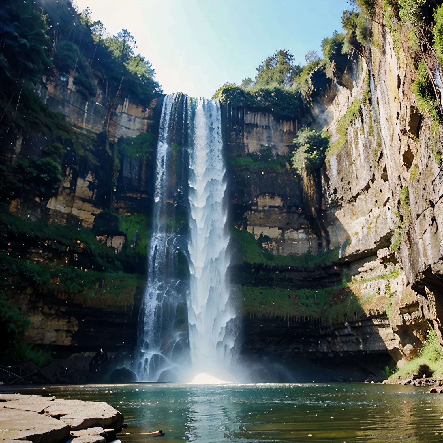 Beautiful waterfall 