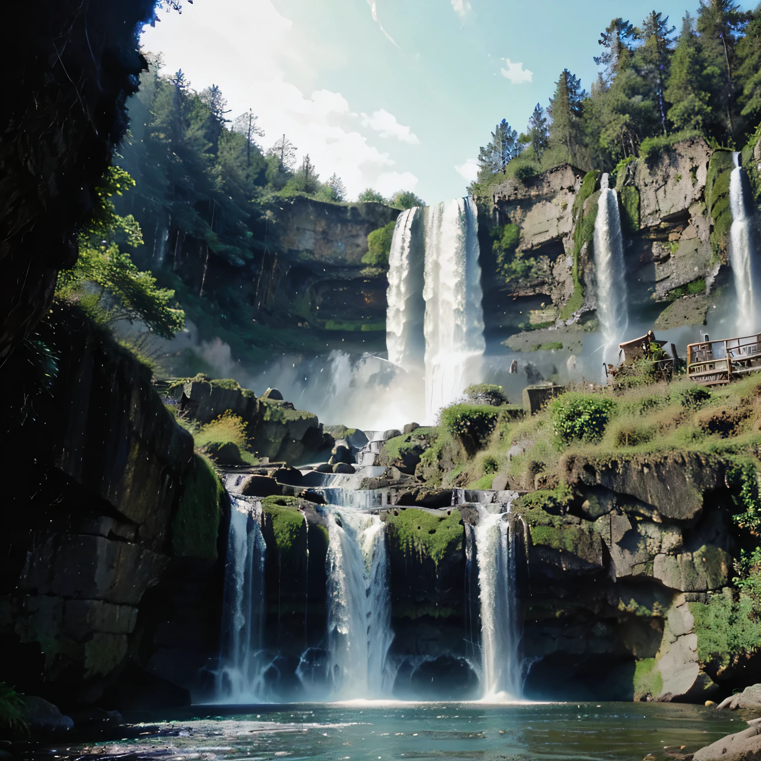 Beautiful waterfall 