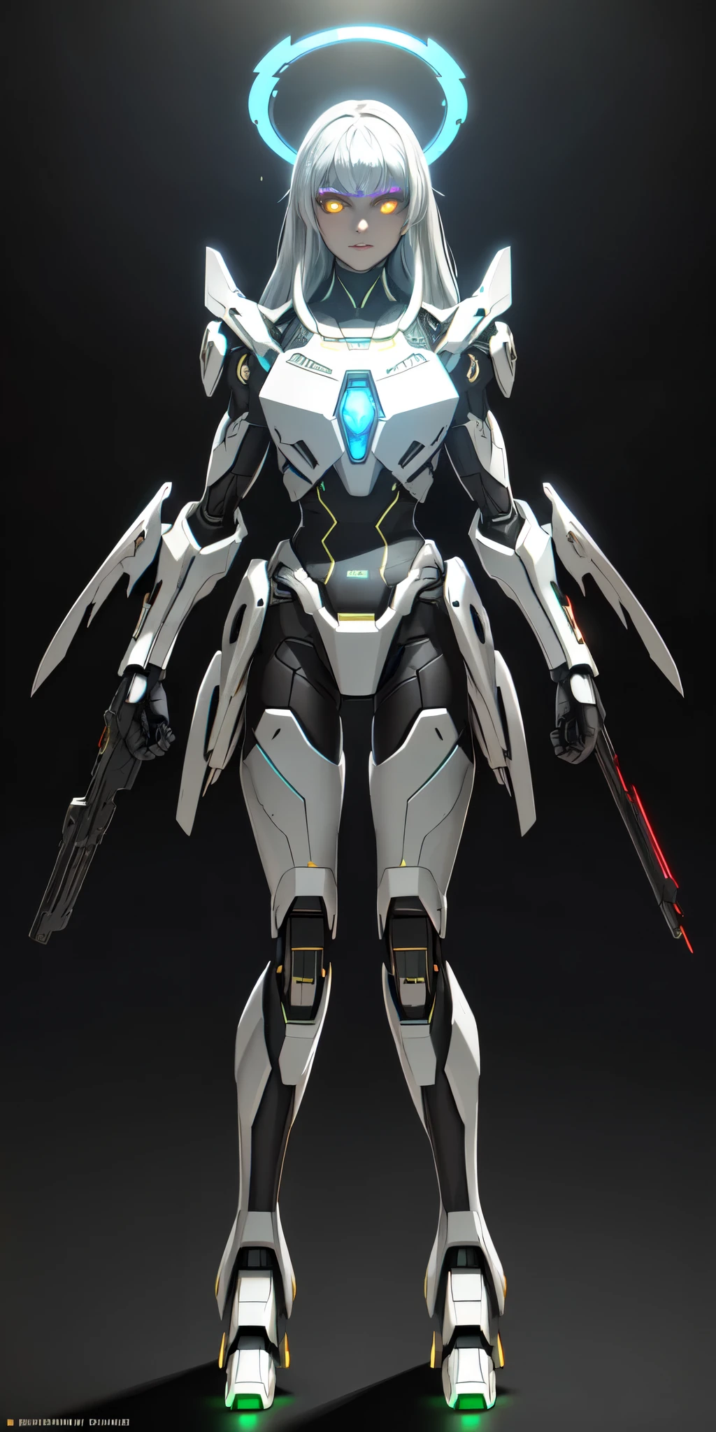 masterpiece, best quality, dramatic angle, ( Holographic, Rainbow, Opal, Vibrant Colors, Colorful), (Halo, Halos, Glowing Eyes, Gradient_Eyes, Glowing Aura, Glowing Energy, Glowing Digital Markings, Glowing Cyber Markings), (professional award-winning cinematic masterpiece), best quality, Symmetrical, Futuristic, sci-fi, aerodynamic,
Armored Core, Ammo Belt, Laser, Laser weapon, sleek and slender,
floating parts, city_lights, galaxy, giant, glowing, night, night_sky, planet, sky, snow, snowing, space, star_\(sky\), starry_sky, wings, fire, darkness, ((non-humanoid robot)), weapon, gun, cannon, military, mechanical parts, (Cyberpunk:1.3), (Luminescent particle:1.5), ,high saturation,low brightness,
Crystal Metal, neon panels,
black metal, red metal, with blue metal metallic accents