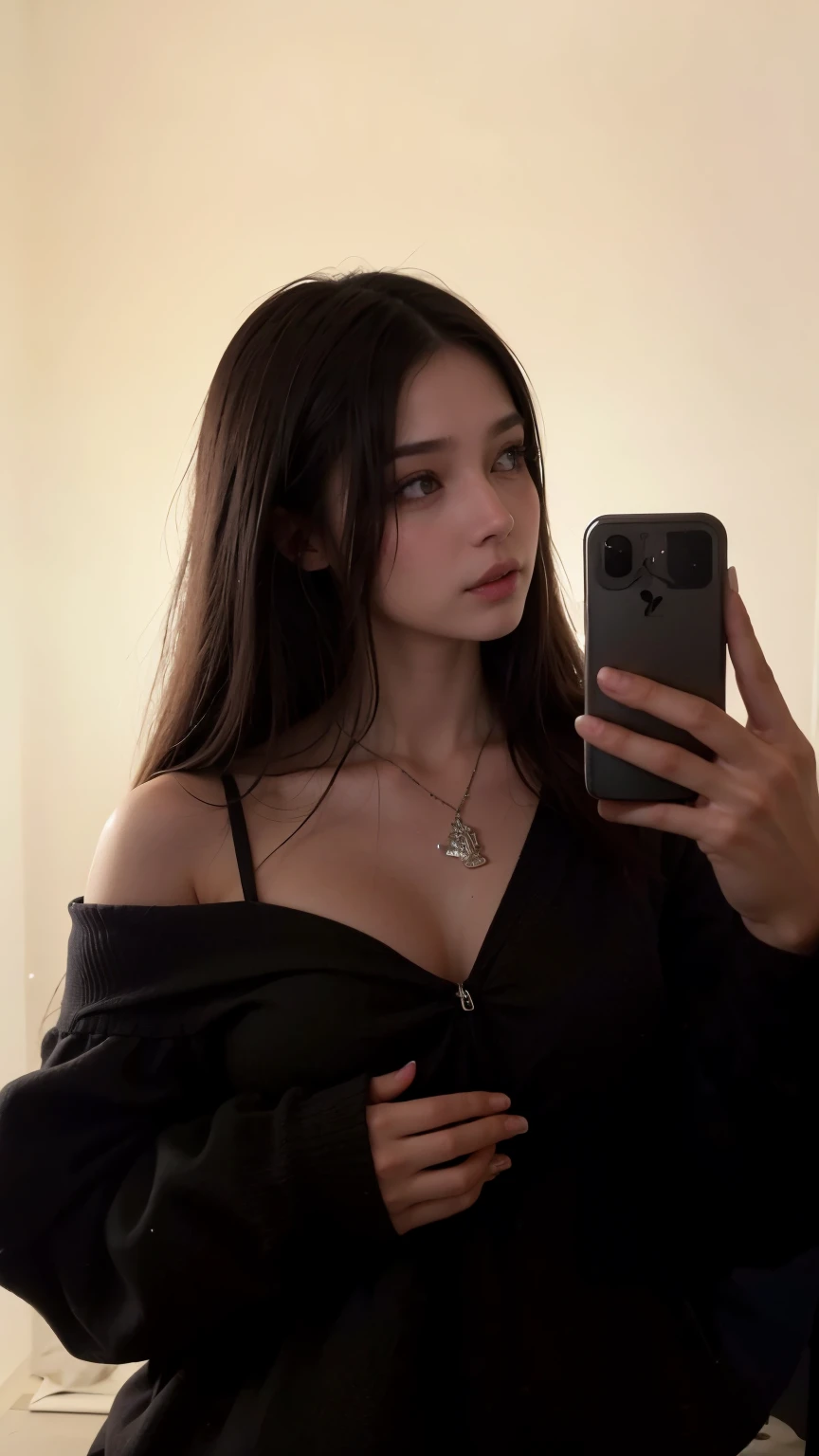 Mulher perfeita, boca perfeita, dedos perfeitos, boca perfeita, Flawless nose, olhos escuros perfeitos, cabelo preto liso perfeito