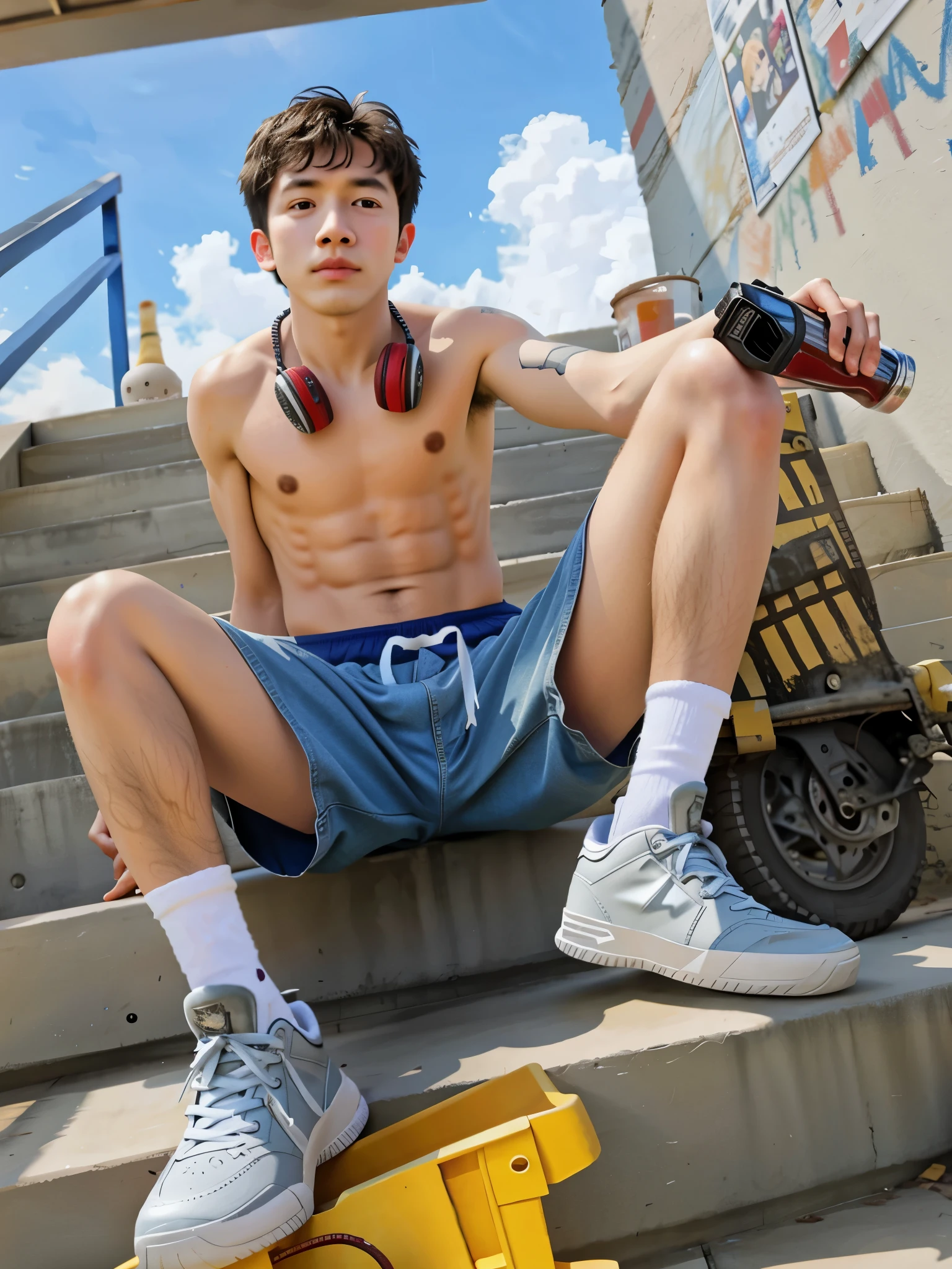 age Boy shirtless
