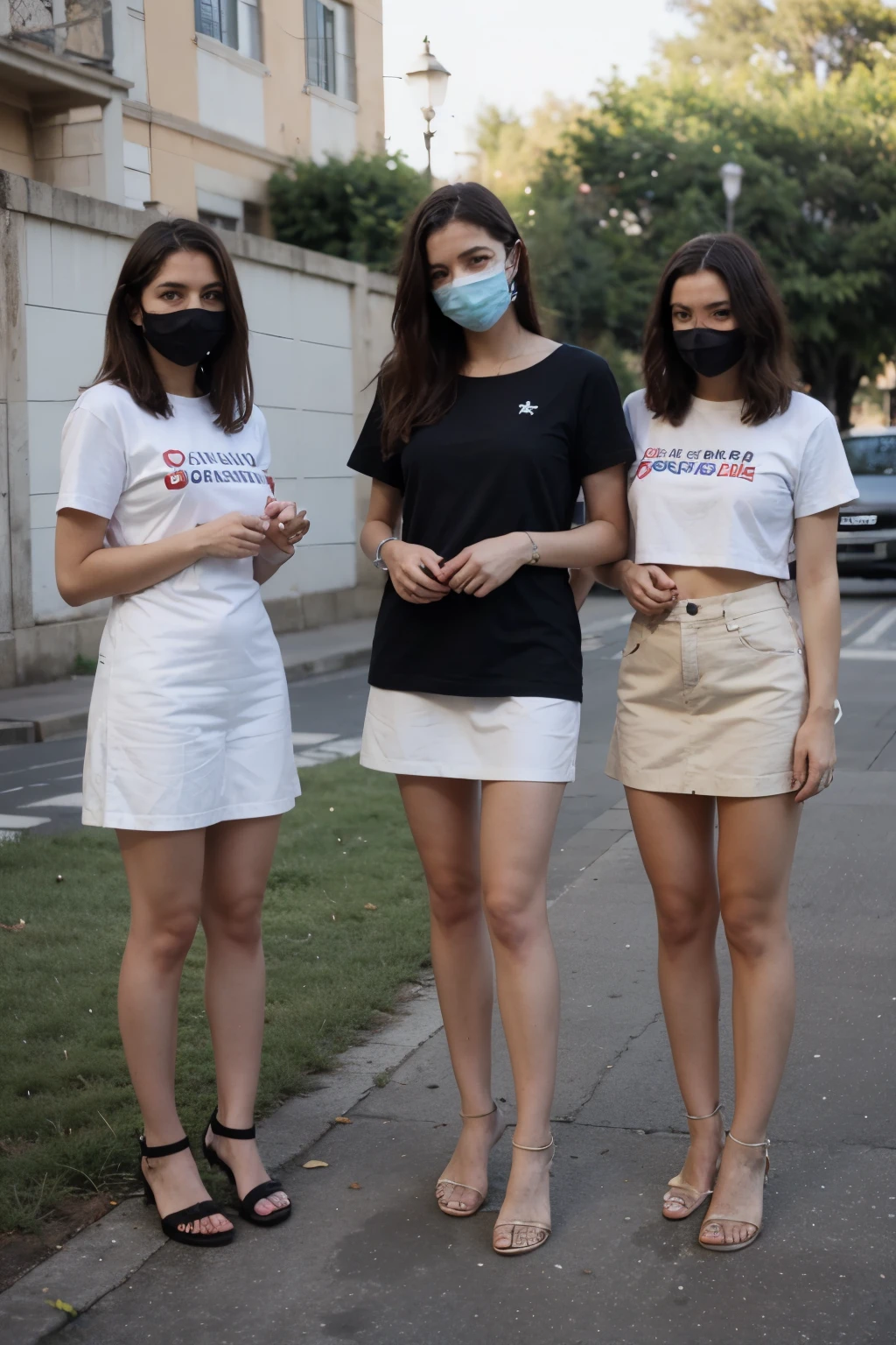 Make 8 men back, 4 women in front, wearing a white t-shirt with his name written on it "BTB" in the background of the logo is written the name "GRUB EDIT PHOTO BERKREASI TAMPA ,astetic