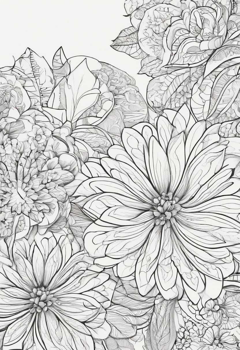 Adult coloring book, flowers, zentangle, 3d, line art, stress relieving designs, coloring book, pattern, positive affirmation quote, high quality, zentangle flower design, floral art, grayscale flowers, floral coloring page