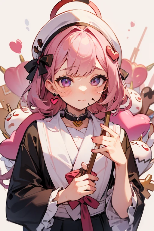 Valentine、Lots of hearts、earrings、I have chocolate、Cute 3x3 eyes