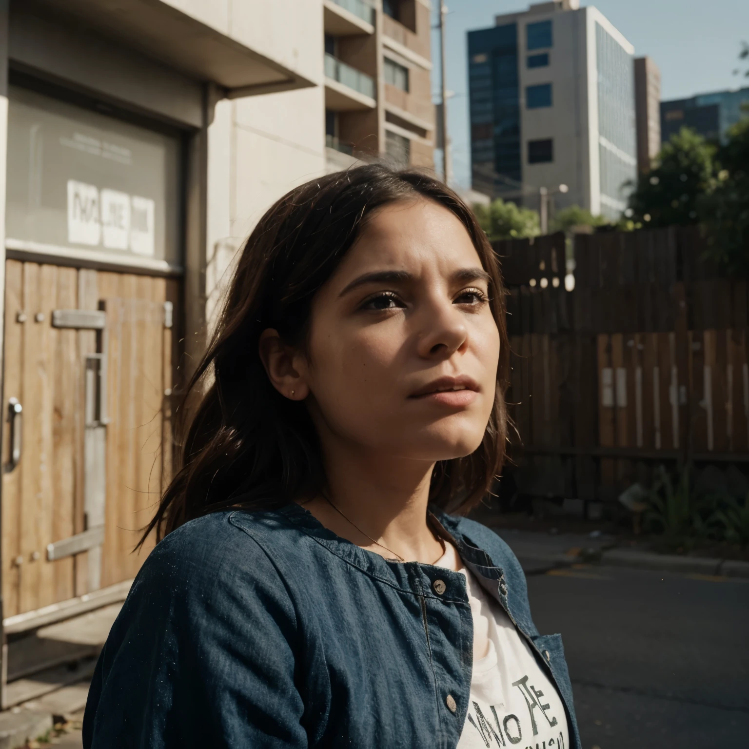 Create an image with the phrase resilient voices for a documentary about gender equity