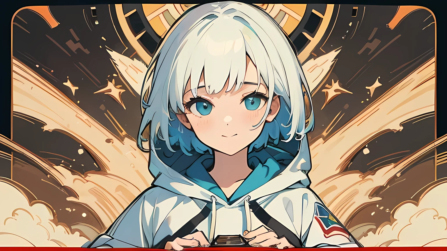 (best quality,4k,8k,highres,masterpiece:1.2), ultra-detailed, realistic:1.37, perfect face, short bang hair, cute girl in arcade game center, hoodie and skirt, lightly smiled face, portraits, colorful, vibrant lights, hands in hoodie