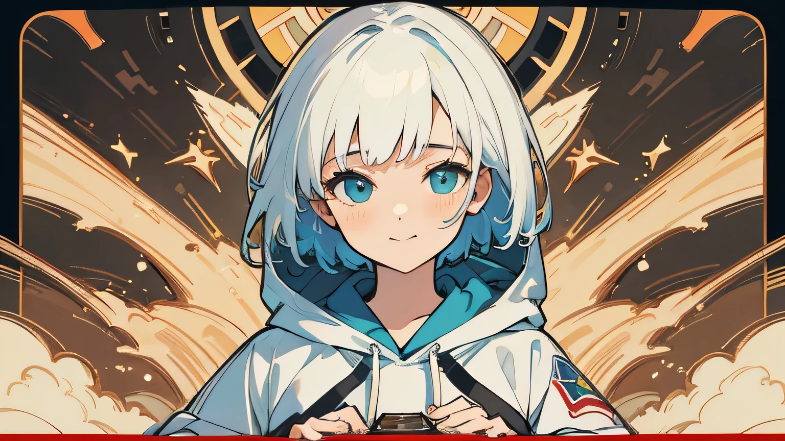 (best quality,4k,8k,highres,masterpiece:1.2), ultra-detailed, realistic:1.37, perfect face, short bang hair, cute girl in arcade game center, hoodie and skirt, lightly smiled face, portraits, colorful, vibrant lights, hands in hoodie