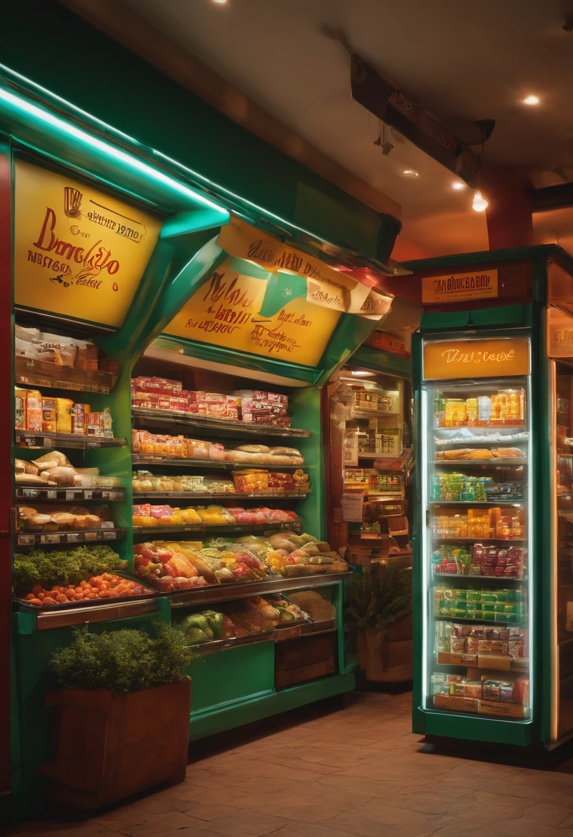 Crear una publicidad de mini mercado con servicio a domicilio que se llame el kiosko